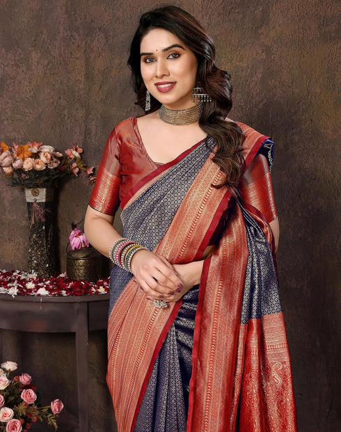 Vasthrlay Banarasi Kanjivaram Az Ys Og Yukti Yellow Ethnic Wear