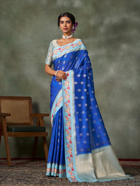 Vasthrlay Banarasi Printed Saree