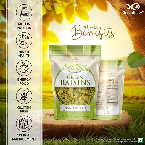 GreenFinity Premium Seedless Green Raisins
