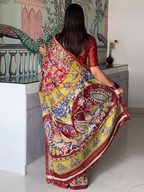 Vasthrlay Cotton Printed Unstitched Ethnic Wear