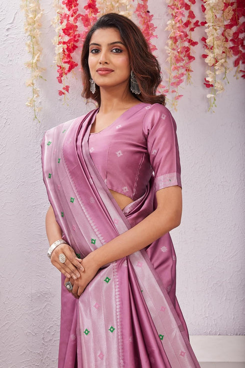 Vasthrlay Paithani Kanjivaram Lightpink