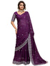 Vasthrlay Chiffon Striped Unstitched Sum Ethnic Wear