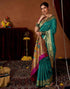 Vasthrlay Womens Paithani Unstitched Pink Saree