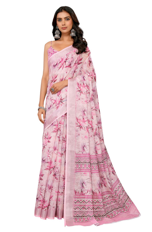Vasthrlay Cotton Printed Saree
