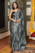 Vasthrlay Fashion Chiffon Geometric Printed Ethnic Wear