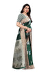 Vasthrlay Printed Kesar Blue Free Ethnic Wear