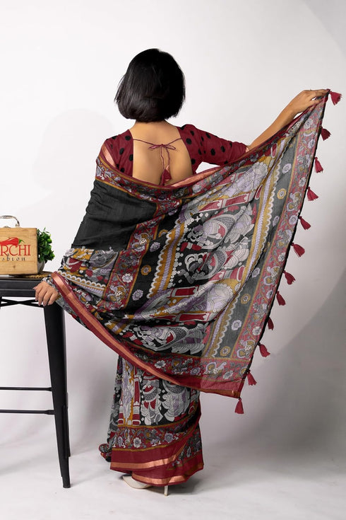 Vasthrlay Fashion Viscose Printed Ethnic Wear