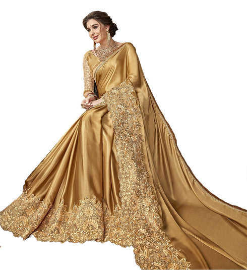 Vasthrlay Lycra Malai Embroidery Ethnic Wear