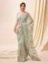 Vasthrlay Embroidery Unstitched Pistagreen Ethnic Wear