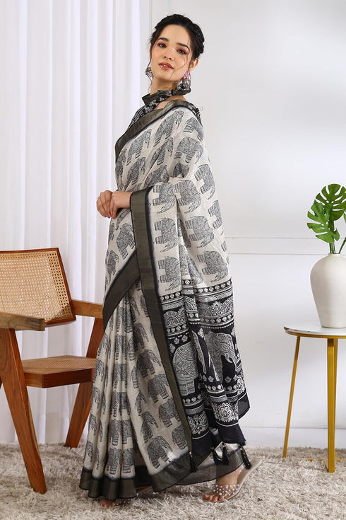 Vasthrlay Fashion Handloom Printed Ethnic Wear