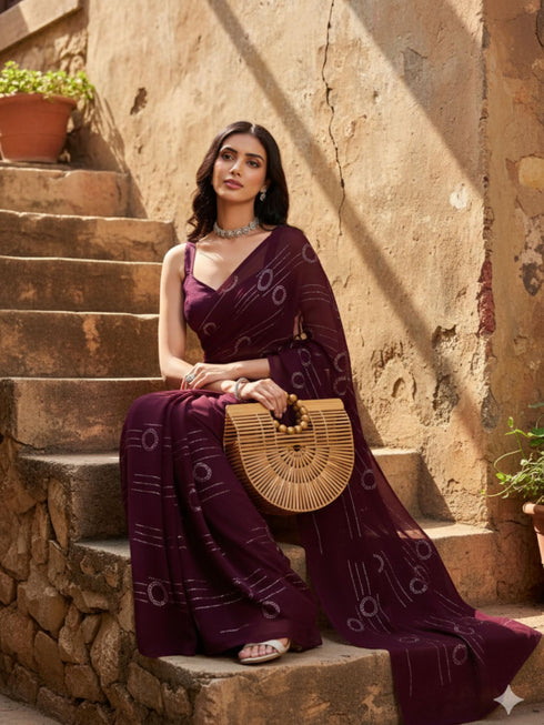 Vasthrlay Georgette Saree