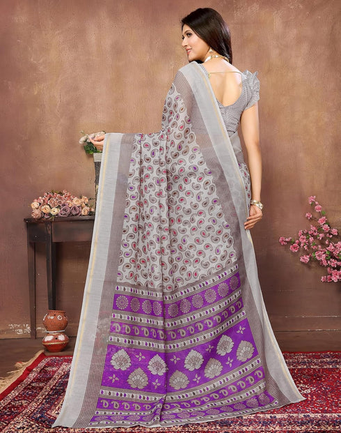 Vasthrlay Woven Linen Az Ys Colorful Vedanshi Parent Pista Ethnic Wear
