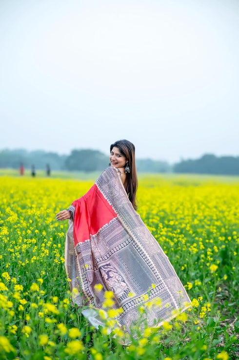 Vasthrlay Tussar Silk Saree