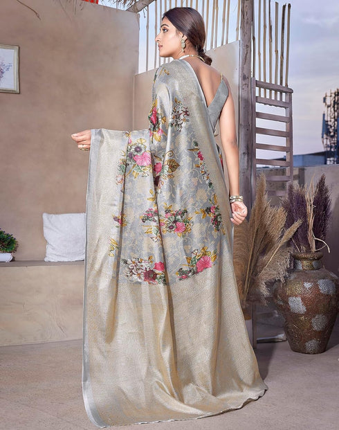 Vasthrlay Elegant Printed Blouse Ethnic Wear