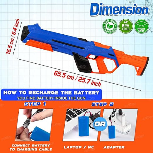 Electric Water Gun Toy Holi Pichkari