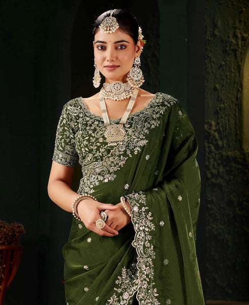 Vasthrlay Embroidered Traditional Embellished Applique Bollywood