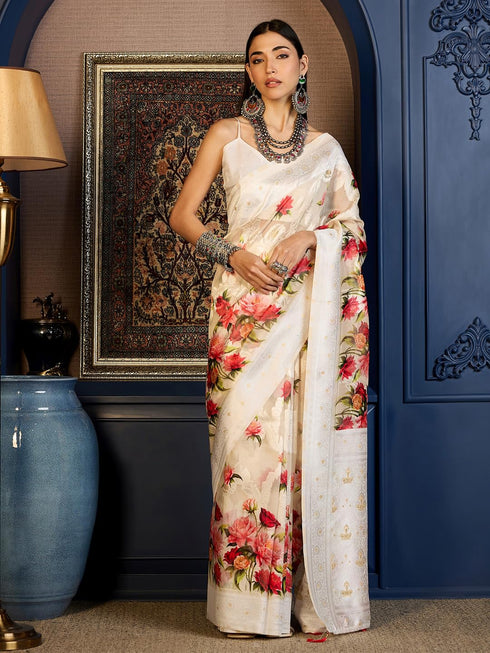 Vasthrlay Printed Unstitched Jt Ethnic Wear