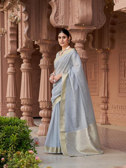 Vasthrlay Women's Cotton Unstitched Skin Friendly Saree