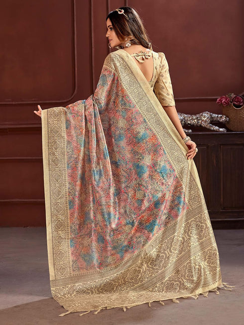 Vasthrlay Printed Unstitched Hs Ethnic Wear