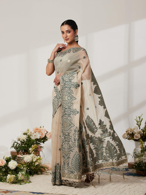 Vasthrlay Cotton Unstitched Saree