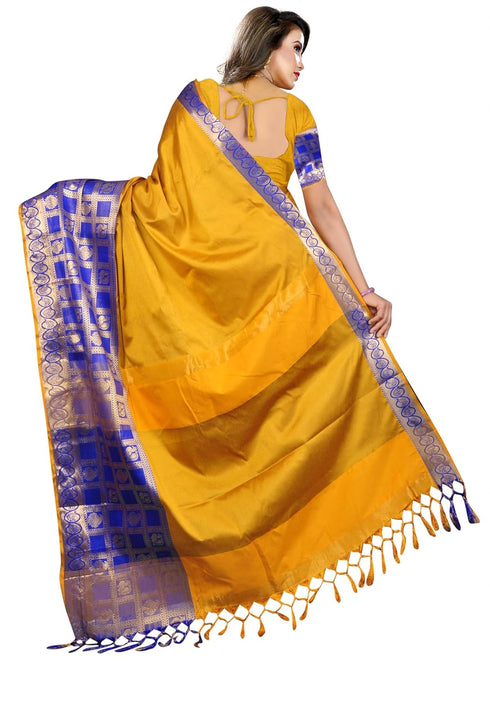 Vasthrlay Jacquard Unstiched Ethnic Wear