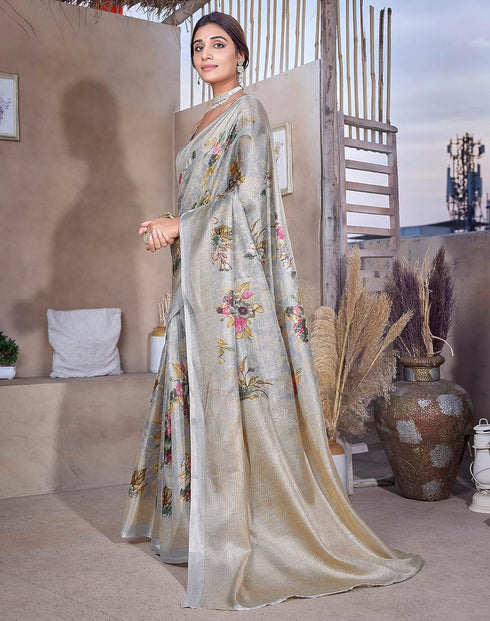 Vasthrlay Elegant Printed Blouse Ethnic Wear