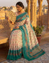 Vasthrlay Banglori Printed Unstitched Peach Saree
