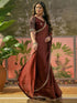 Samah Georgette Bandhani Pink Saree