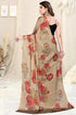 Vasthrlay Fashion Chiffon Printed Black Ethnic Wear