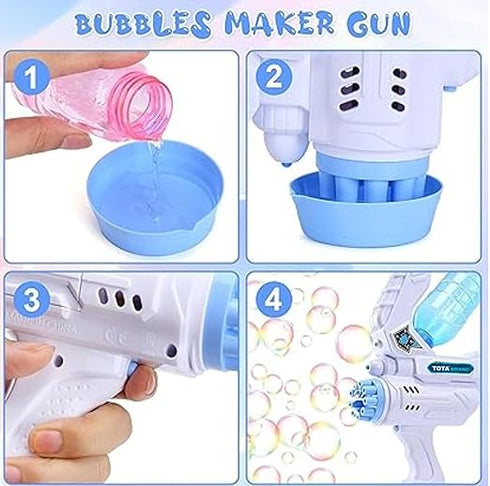 TOTA 2-in-1 Xbow Water Pichkari and Bubble Gun