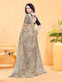 Vasthrlay Organza Printed Unstitched Rani Free Ethnic Wear