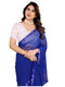 Vasthrlay Wine Embroidery Unstitched Saree