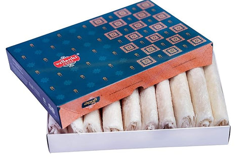 Vellanki Foods Edible Rice Paper Sweet| Dry fruit | Pootharekulu With Sugar