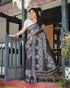 Vasthrlay Floral Prints Tasseled Saree