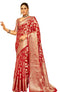 Vasthrlay Organza Patola Leriya Unstitched Saree