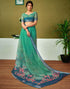 Vasthrlay Womens Cotton Printed Brown Saree