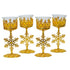 TIED RIBBONS Set of 4 Christmas Candle Holder