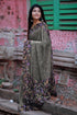 Vasthrlay Fashion Rhinestone Embellished Black Ethnic Wear