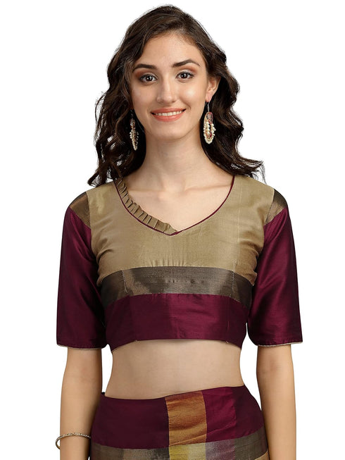 Vasthrlay Peacock Embroidered Saree