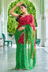 Vasthrlay Sourbh Georgette Plastic Turquoise Ethnic Wear