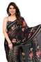 Vasthrlay Fashion Chiffon Printed Grey Ethnic Wear