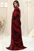Vasthrlay Fashion Georgette Stripes Printed Ethnic Wear