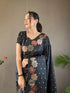 Vasthrlay Women's Paithani Ethnic Unstitched Saree