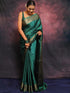 Vsathrlay Saree Kanjivaram Silk Pari Navy