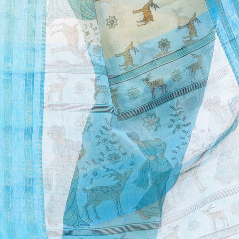 Vasthrlay Bengal Cotton Shakuntala Printed Handloom
