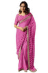 Vasthrlay Fashion Georgette Leheriya Printed Ethnic Wear