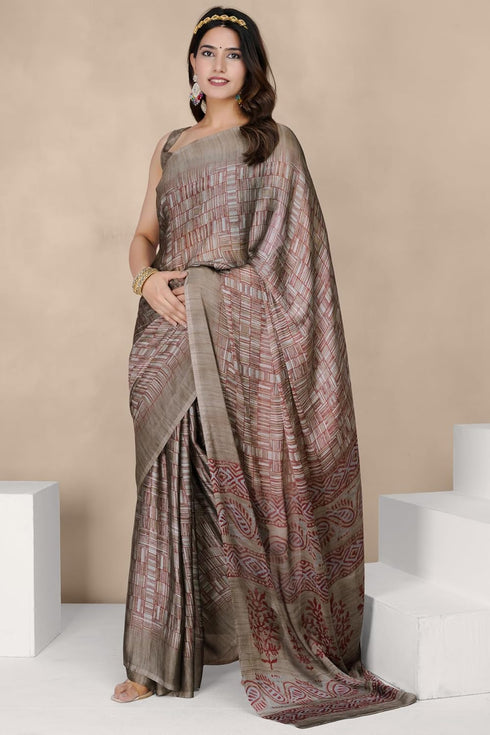 Vasthrlay Fashion Chiffon Printed Ethnic Wear