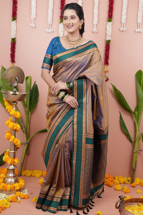 Vasthrlay Kanjivaram Unstitched Blouse Ethnic Wear