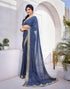 Vasthrlay Georgette Printed Jacquard Material Ethnic Wear