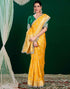 Vasthrlay Banarasi Jacquard Unstitched Pink Saree